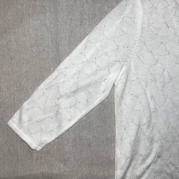 Charter Club | Petite Pointelle Completer Cardigan Sweater | PXL - Picture 6 of 9